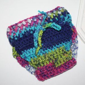🌈 CROCHET DIAPER COVER · NEWBORN–3 MO 🌈